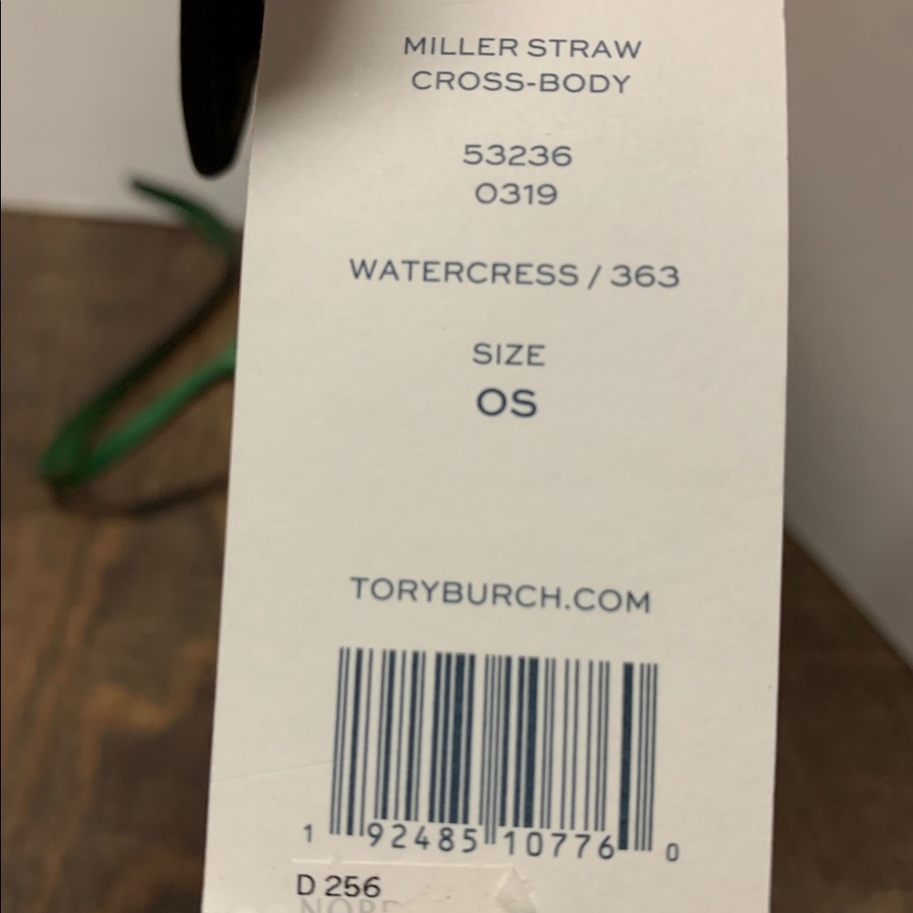 NWT Tory Burch Classic Miller Straw crossbody Bag - Picture 16 of 16
